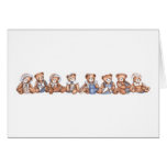 Teddy Bears Greeting Card
