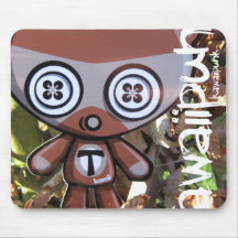 Teddy Mascot Mouse Pads