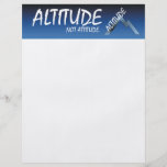 TEE Altitude, Not Attitude Flyer Design