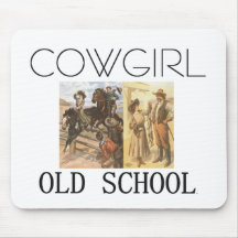 TEE Cowgirl Old School Mousepads