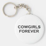 TEE Cowgirls Forever Keychain