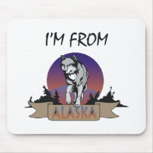 TEE I'm From Alaska Mouse Mat