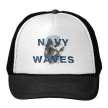 TEE Navy Waves Hats