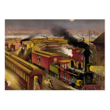 TEE Night Train Business Card Template