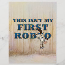 TEE Not My First Rodeo Personalized Flyer