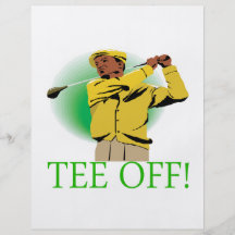 Tee Off Full Colour Flyer