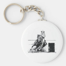 TEE Rodeo Cowgirl Key Chains