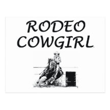 TEE Rodeo Cowgirl Postcards