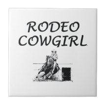 TEE Rodeo Cowgirl Tiles