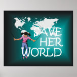 TEE Save Her World Poster