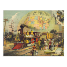 TEE Train Country Postcard
