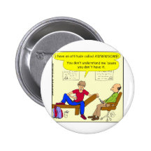 Teens are awesome cartoon pinback button