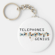 Telephones Genius Keychains