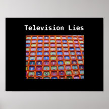 Television lies poster