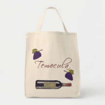 Temecula California Canvas Bags