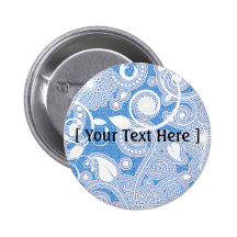 TEMPLATE in Blue - Customised Pin