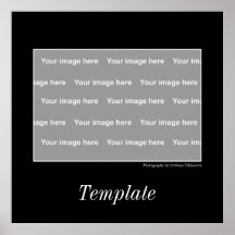 template Square Poster
