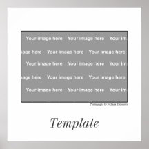 template Square Poster