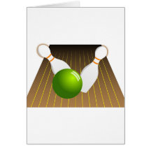 Ten Pin Bowling Card