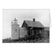 Tenants Harbour Lighthouse Greeting Cards