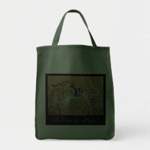 Tender Kiss Cheetah Baby & Mum tote bag