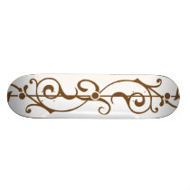 Tendrillon Ivory (Brown) Skateboard Deck skateboards