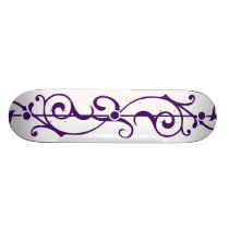 Tendrillon Ivory (Indigo) Skateboard Deck skateboards