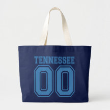 Tennessee Double Zero Tote Bags