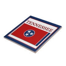 Tennessee State Flag Design Tile
