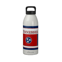 Tennessee State Flag Design Water Bottle