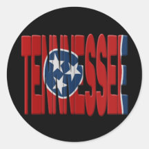 Tennessee State flag Ronde Sticker