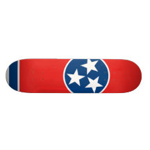 Tennessee State Flag Skateboard