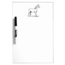 Tennessee Walking Horse - Standing Dry-Erase Whiteboards