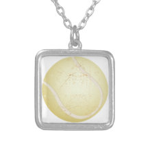 tennis ball vintage necklace