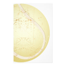 tennis ball vintage personalized stationery