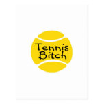 Tennis Bitch Post Card