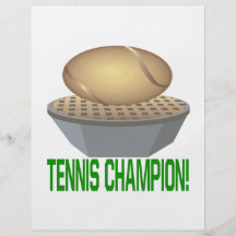 Tennis Champion Custom Flyer