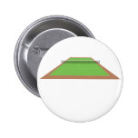 Tennis Court Button Badge