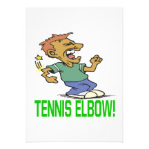 Tennis Elbow Personalised Announcements