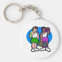 Tennis Ladies Keychain