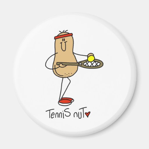 Tennis Nut Fridge Magnet