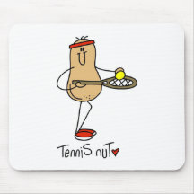 Tennis Nut T-shirts and GIfts Mouse Pads
