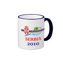 Tennis Serbia Coffee Mug