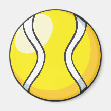 Tennis Shirt - Custom Cool Tennis Ball Shirts Fridge Magnets