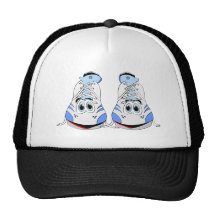 Tennis Shoes Cartoon Mesh Hats