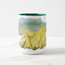 Tent Illustration Mug