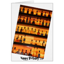 Tequila Sunrise Birthday Card