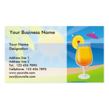 Tequila Sunrise Business Card