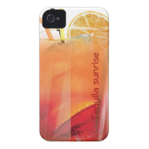 Tequila sunrise Case-Mate iPhone 4 cases