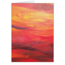 tequila sunrise greeting card